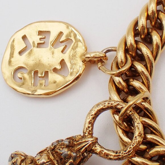 CHANEL CC Logo 31 RUE CAMBON Chain Bracelet Bangle Gold GHW France 15RL248 - Picture 8 of 16